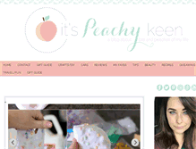 Tablet Screenshot of itspeachykeen.com